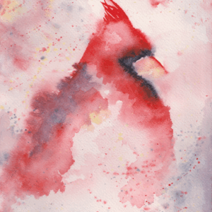 Cardinal Watercolor Print